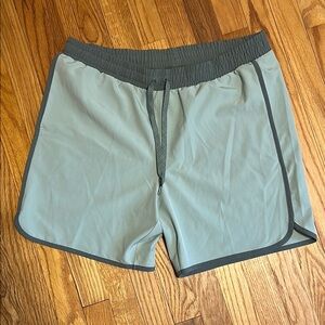 Men's Green Athletic Shorts